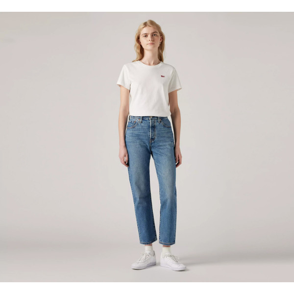 Levi's® 501® Original Cropped Women's Jeans Worn In Medium Indigo (36200-0236)