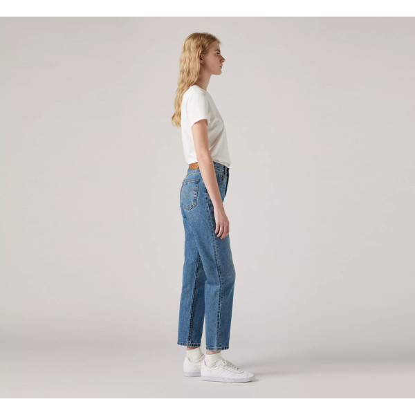 Levi's® 501® Original Cropped Women's Jeans Worn In Medium Indigo (36200-0236)