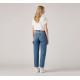 Levi's® 501® Original Cropped Women's Jeans Worn In Medium Indigo (36200-0236)