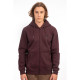 REBASE® Hoodie Full Zip (Brushed Fleece) Aubergine (242-RTOP-1000)