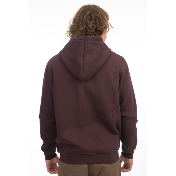 REBASE® Hoodie Full Zip (Brushed Fleece) Aubergine (242-RTOP-1000)