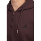 REBASE® Hoodie Full Zip (Brushed Fleece) Aubergine (242-RTOP-1000)