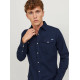 JACK & JONES® Comfort Fit Denim Shirt Blue (12138115)