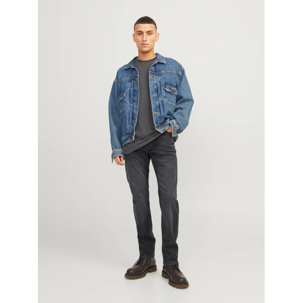 JACK & JONES® JJIMIKE JJORIGINAL SQ 270 TAPERED FIT BLACK DENIM (12246915)