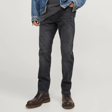 JACK & JONES® JJIMIKE JJORIGINAL SQ 270 TAPERED FIT BLACK DENIM (12246915)