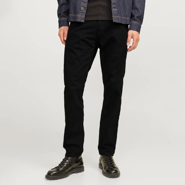 JACK & JONES® JJIMIKE JJORIGINAL SBD 553 TAPERED FIT BLACK DENIM (12263335)