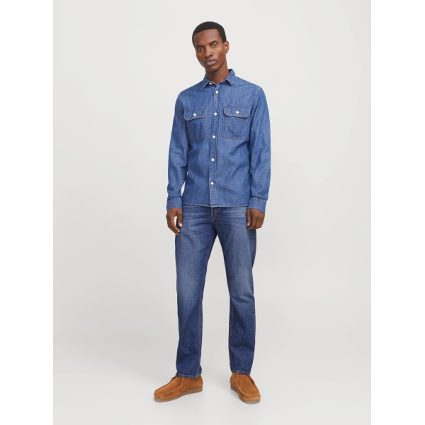 JACK & JONES® JJICHRIS JJORIGINAL RELAXED FIT JEANS BLUE DENIM (12269528)