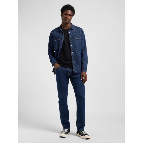 Lee® Daren Zip Fly Low Stretch in Dark Ocean (112370642)