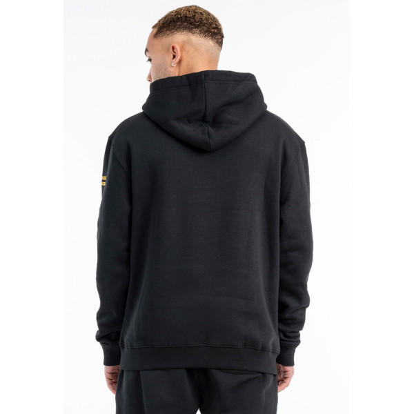 LONSDALE® Men's Hooded Sweatshirt Regular Fit Black (115097)