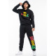 LONSDALE® Men's Hooded Sweatshirt Regular Fit Black (115097)