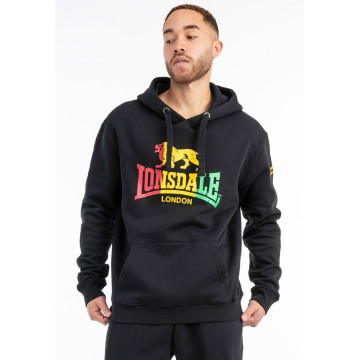 LONSDALE® Men's Hooded Sweatshirt Regular Fit Black (115097)