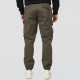 REBASE® Men’s Cargo Pant with Elasticated Hem Dk Khaki (252RCCP-4050)
