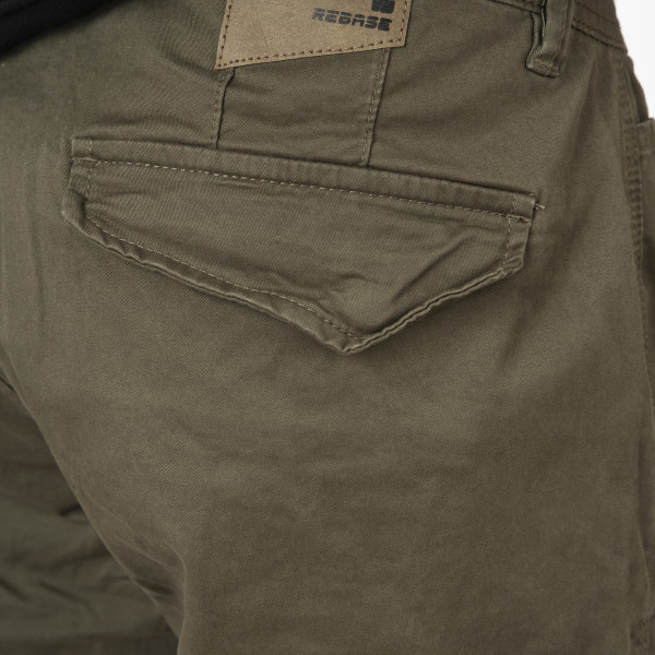 REBASE® Men’s Cargo Pant with Elasticated Hem Dk Khaki (252RCCP-4050)
