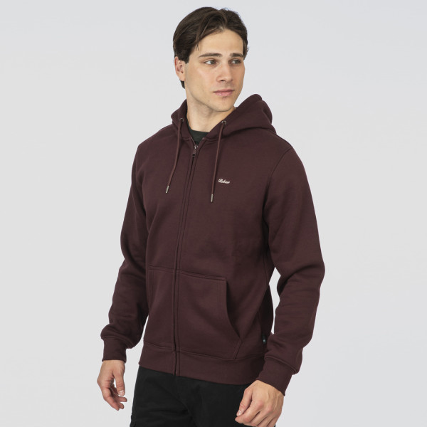REBASE® Hoodie Full-Zip Brushed Fleece Burgundy (252RTOP-1059)