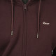 REBASE® Hoodie Full-Zip Brushed Fleece Burgundy (252RTOP-1059)