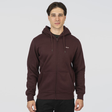 REBASE® Hoodie Full-Zip Brushed Fleece Burgundy (252RTOP-1059)