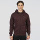 REBASE® Hoodie Full-Zip Brushed Fleece Burgundy (252RTOP-1059)