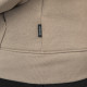 REBASE® Hoodie Full-Zip Brushed Fleece Dk Beige (252RTOP-1059)