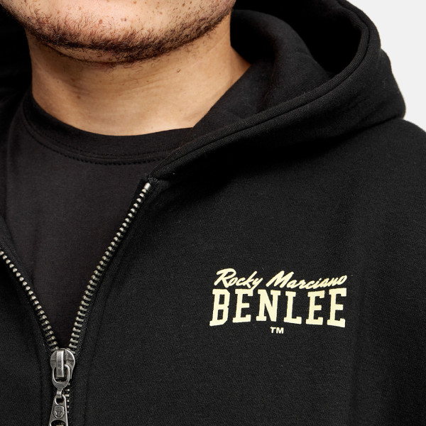 BEN LEE® Men's Hooded Zipsweat Jacket Oversized Black (190745)