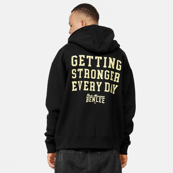 BEN LEE® Men's Hooded Zipsweat Jacket Oversized Black (190745)
