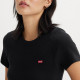 Levi's® Women's Short Sleeve Rib Baby T-Shirt Mineral Black (37697-0001)