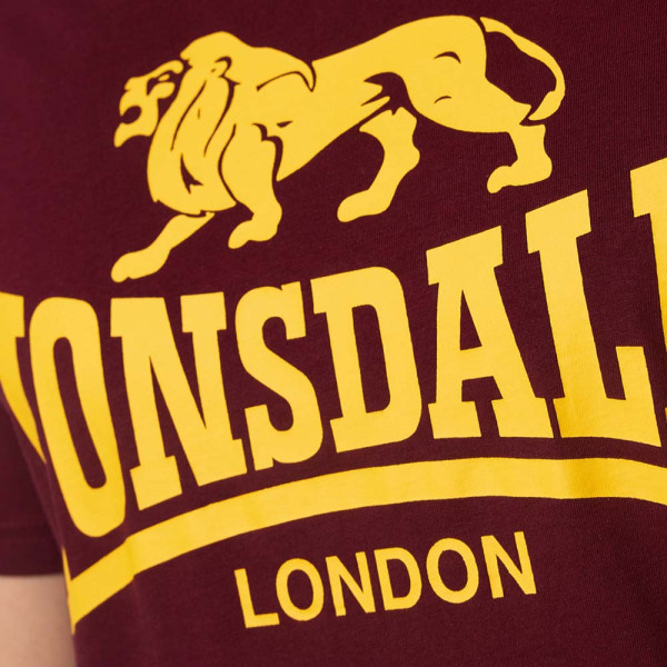 LONSDALE® T-shirt Logo Oxblood (119083)