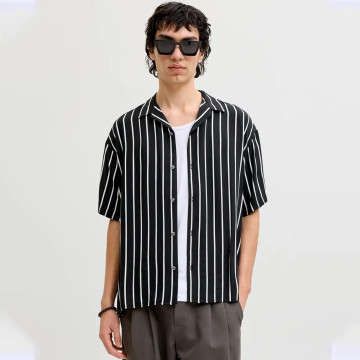 JACK & JONES® Wide Fit Shirt Black (12288853)