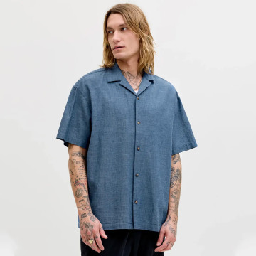 JACK & JONES® Wide Fit Shirt Navy Blazer (12289191)