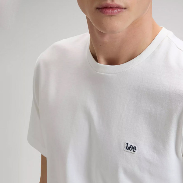 Lee® Regular Short Sleeve Patch Logo Tee White (112376605)