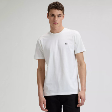 Lee® Regular Short Sleeve Patch Logo Tee White (112376605)