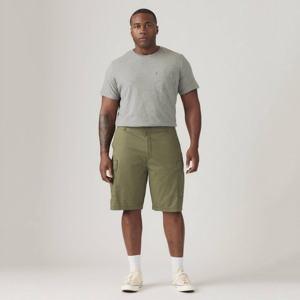Levi's® Carrier Cargo Shorts Olive Night Lightweight (Big & Tall) (001KH-0005)