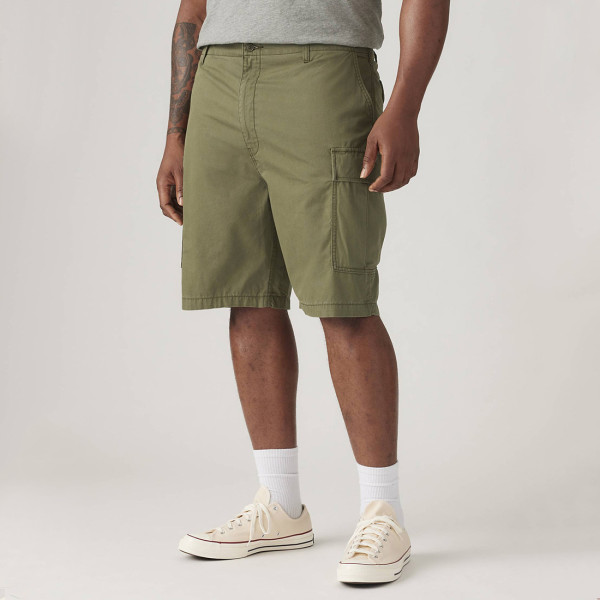 Levi's® Carrier Cargo Shorts Olive Night Lightweight (Big & Tall) (001KH-0005)