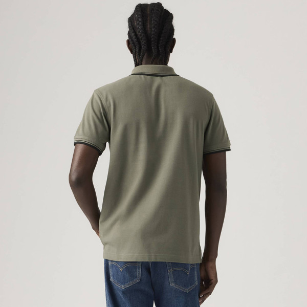 Levi's® Housemark Polo Shirt Wood Tipping Basil Pique (35883-0349)