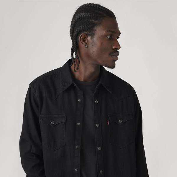 Levi's® Barstow Western Standard Marble Black Denim Rinse 1 (85744-0002)