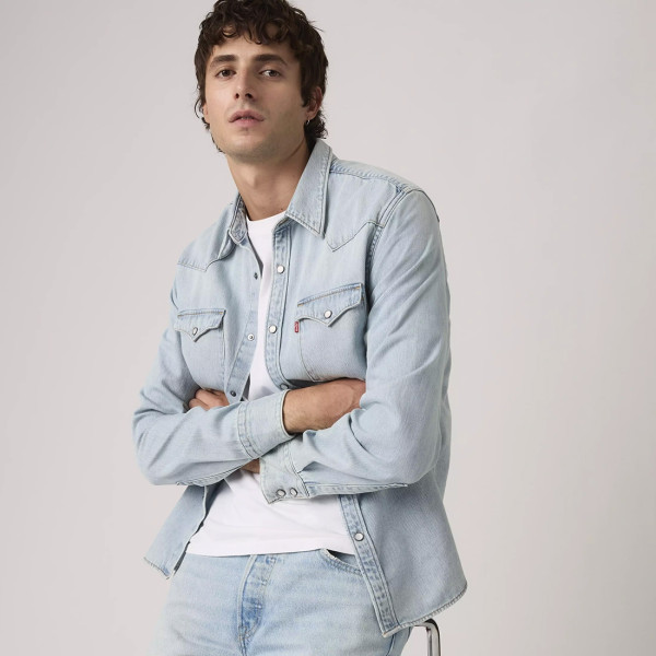 Levi's® Barstow Standard Fit Western Shirt Solucell Worn-in (85744-0118)