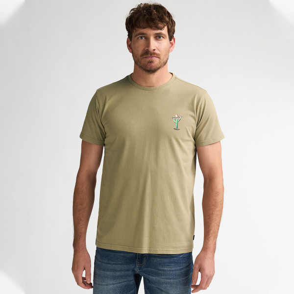 Petrol Industries® Backprint T-Shirt Light Tan (M-1060-TSR155-7130)