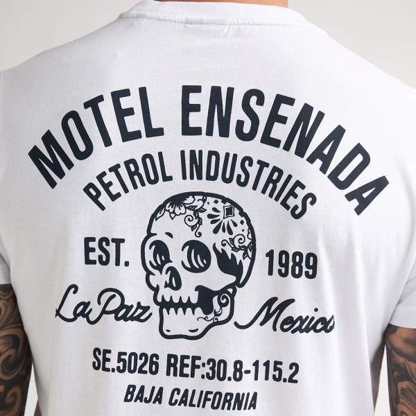 Petrol Industries® Backprint T-shirt Bright White (M-2060-TSR620-0000)