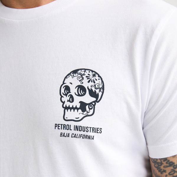 Petrol Industries® Backprint T-shirt Bright White (M-2060-TSR620-0000)