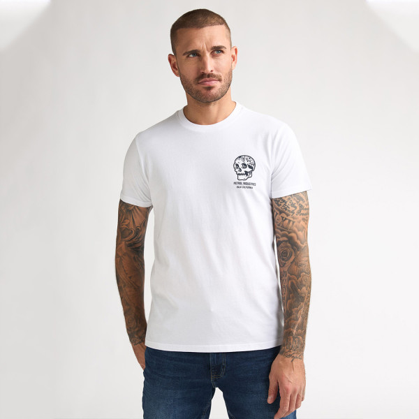Petrol Industries® Backprint T-shirt Bright White (M-2060-TSR620-0000)