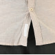 REBASE® Men’s Linen Shirts with Standard Collar and Long Sleeves Linen Beige (261RGS-5170B)