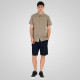 REBASE® Linen Blend Shirts with Standard Collar and Short Sleeves Taupe (261RGS-5174)