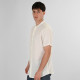 REBASE® Men’s Linen Blend Shirts with Mao Collar and Short Sleeves Linen White (261RGS-5177)
