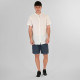 REBASE® Men’s Linen Blend Shirts with Mao Collar and Short Sleeves Linen White (261RGS-5177)