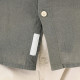 REBASE® Men’s Linen Blend Shirts with Mao Collar and Short Sleeves Linen Olive (261RGS-5177)
