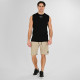 REBASE® Shorts with Zippers at Pockets Terry Fleece in Stone Beige (261RMS-6024)