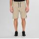 REBASE® Shorts with Zippers at Pockets Terry Fleece in Stone Beige (261RMS-6024)