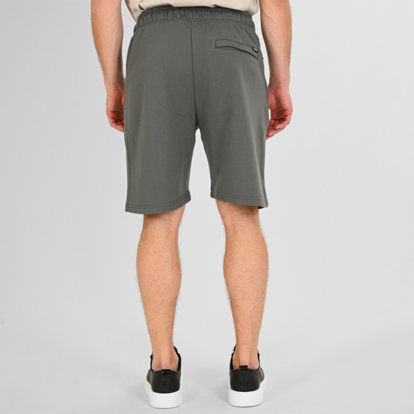REBASE® Shorts with Zippers at Pockets Terry Fleece in Stone Khaki (261RMS-6024)