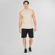 REBASE® Shorts with Zippers at Pockets Terry Fleece in Black (261RMS-6024)