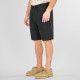 REBASE® Chinos Linen Blend Shorts with Elasticated Waistband Black (261RMSHO-7046)