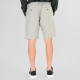 REBASE® Chinos Linen Blend Shorts with Elasticated Waistband Smoke Green (261RMSHO-7046)